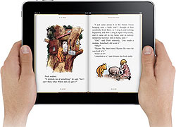 O iPad deve rivalizar com o Kindle no mercado de leitores de livros eletrônicos